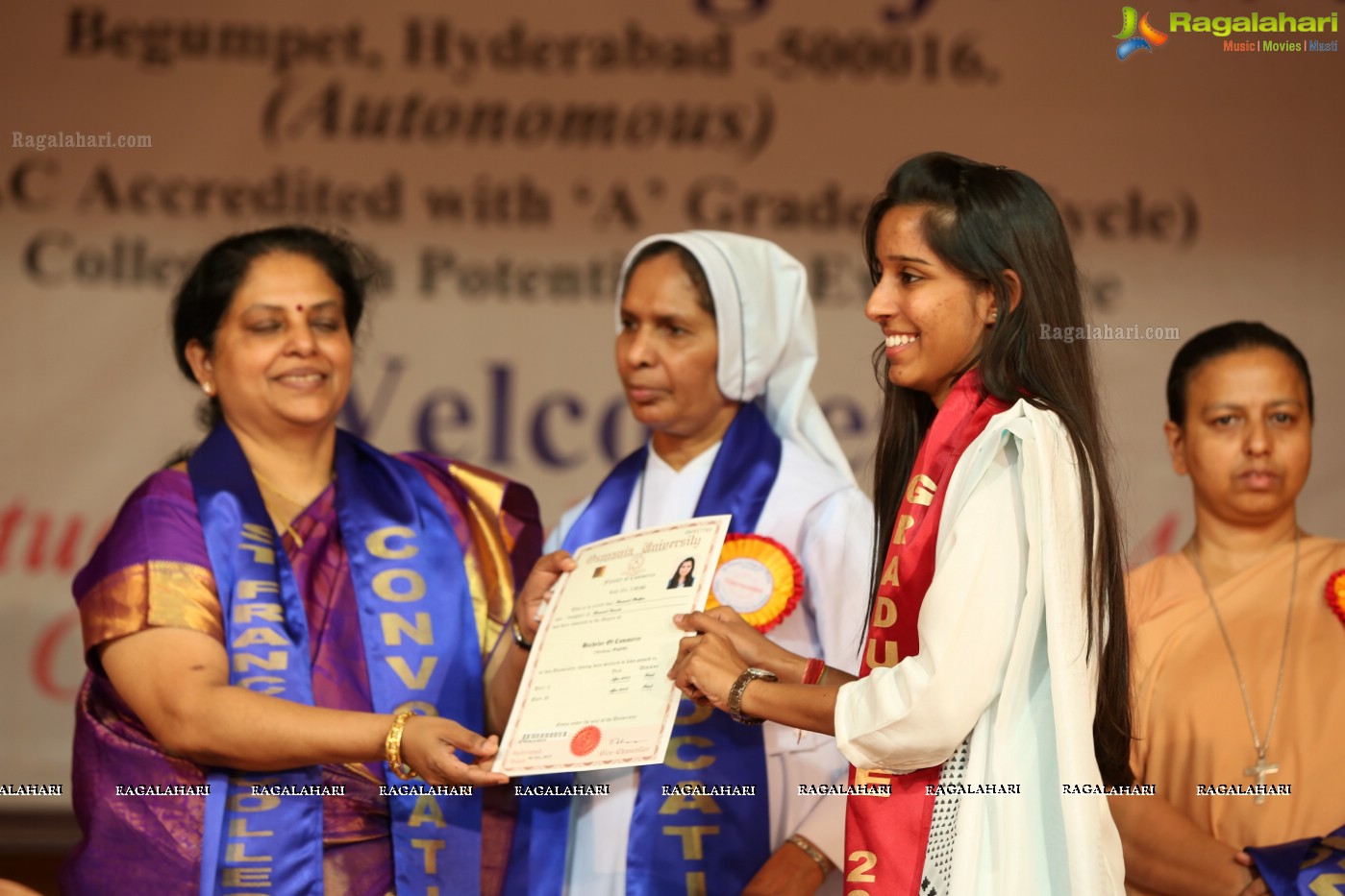 38th Convocation Ceremony of St. Francis College for Women, Hyderabad