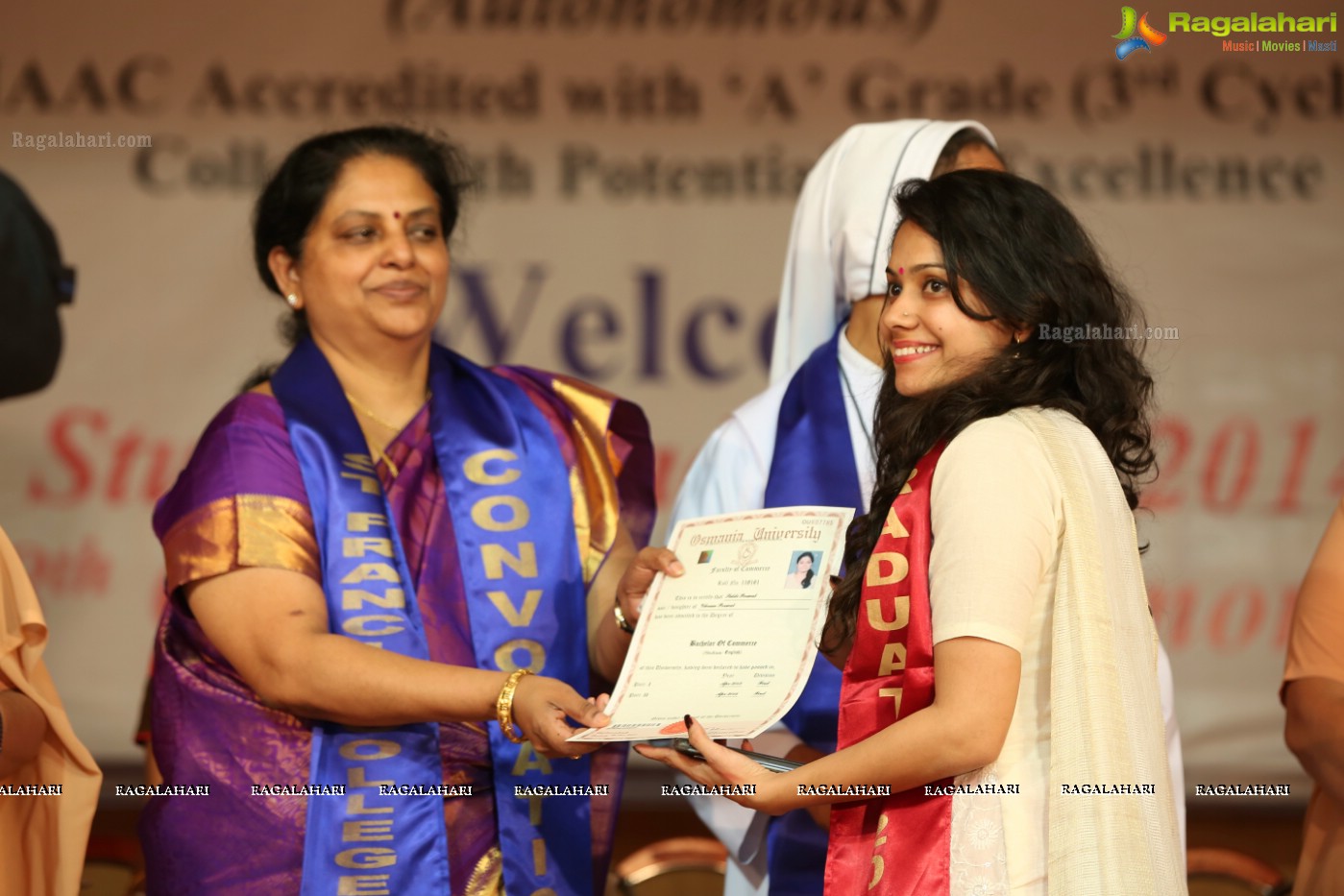 38th Convocation Ceremony of St. Francis College for Women, Hyderabad