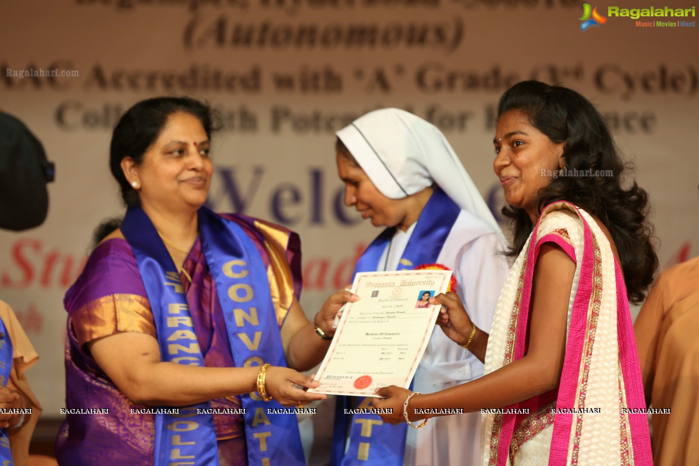 38th Convocation Ceremony of St. Francis College for Women, Hyderabad