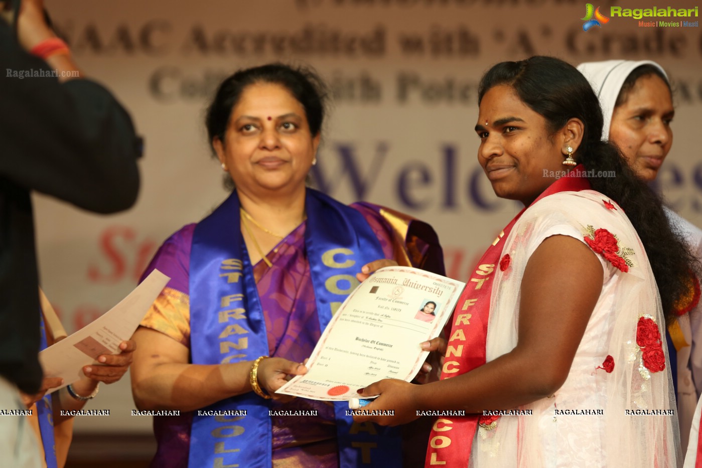 38th Convocation Ceremony of St. Francis College for Women, Hyderabad