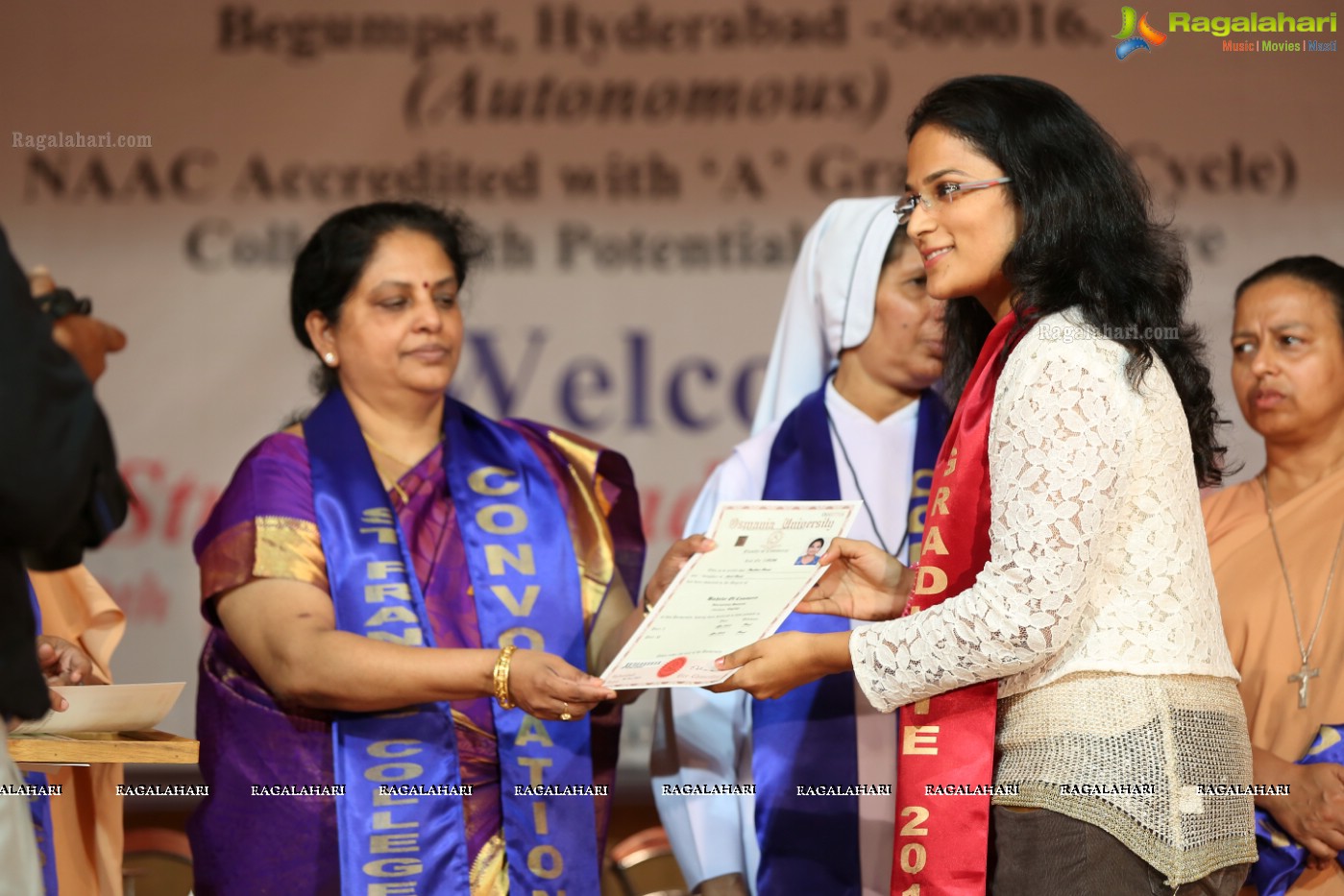 38th Convocation Ceremony of St. Francis College for Women, Hyderabad