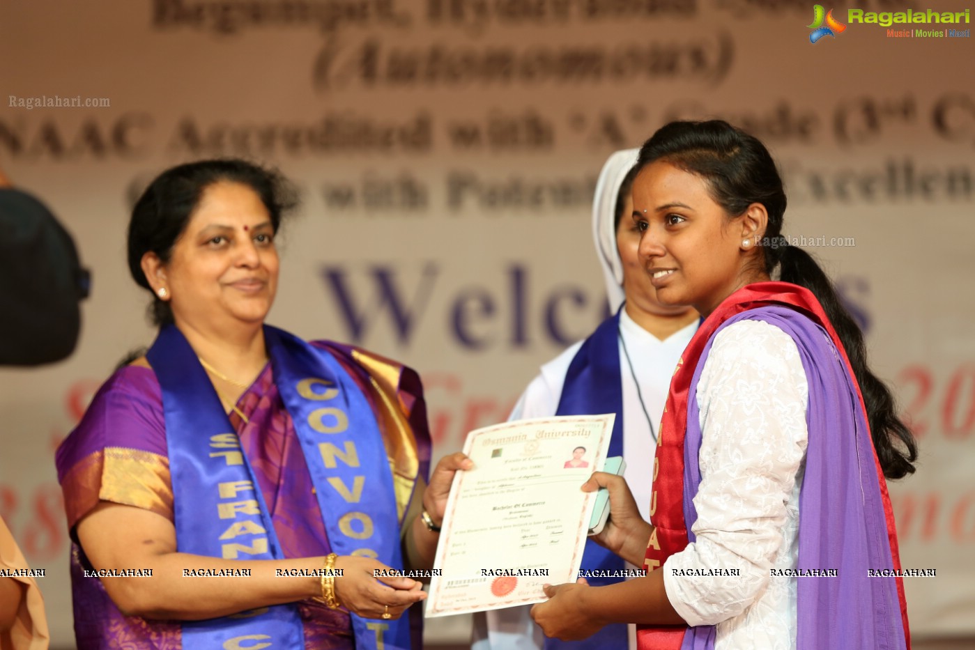 38th Convocation Ceremony of St. Francis College for Women, Hyderabad