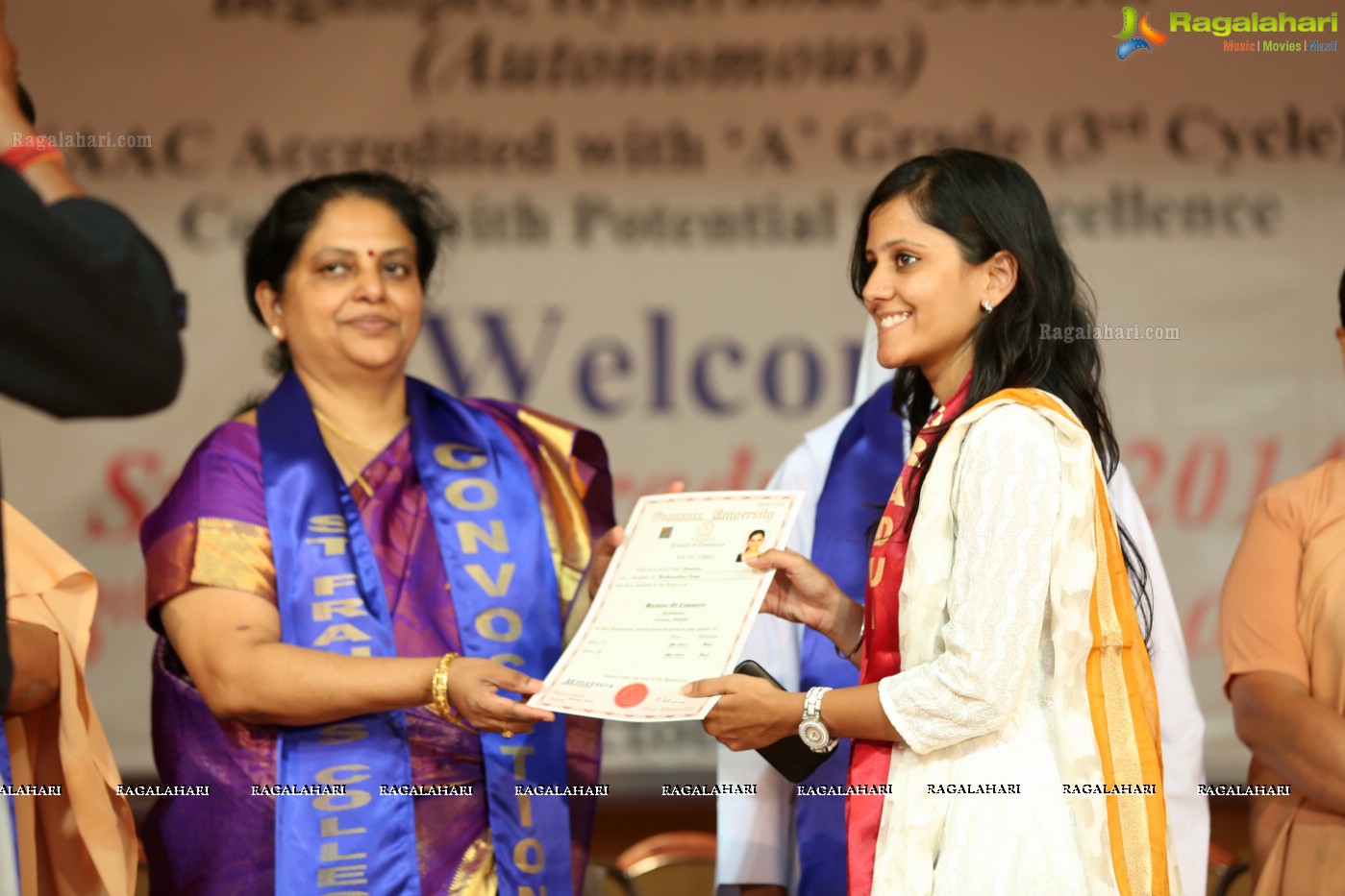 38th Convocation Ceremony of St. Francis College for Women, Hyderabad