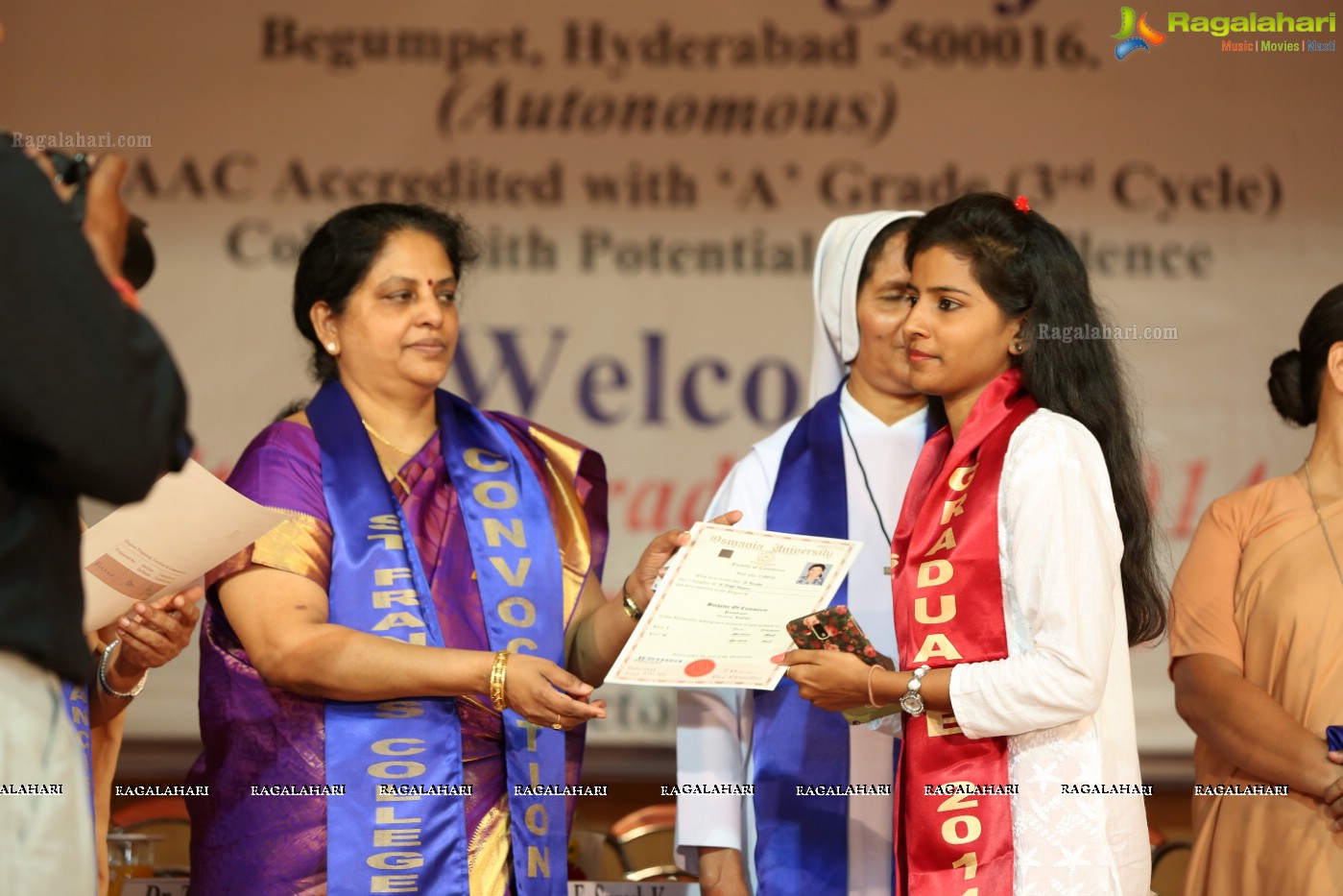 38th Convocation Ceremony of St. Francis College for Women, Hyderabad