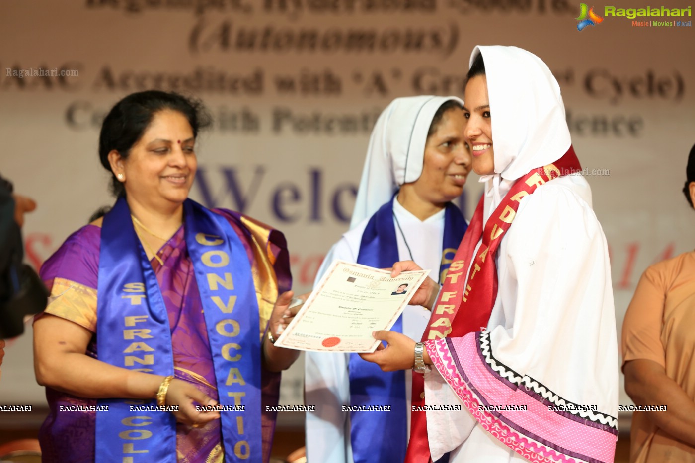 38th Convocation Ceremony of St. Francis College for Women, Hyderabad