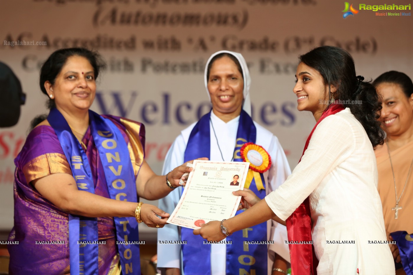 38th Convocation Ceremony of St. Francis College for Women, Hyderabad