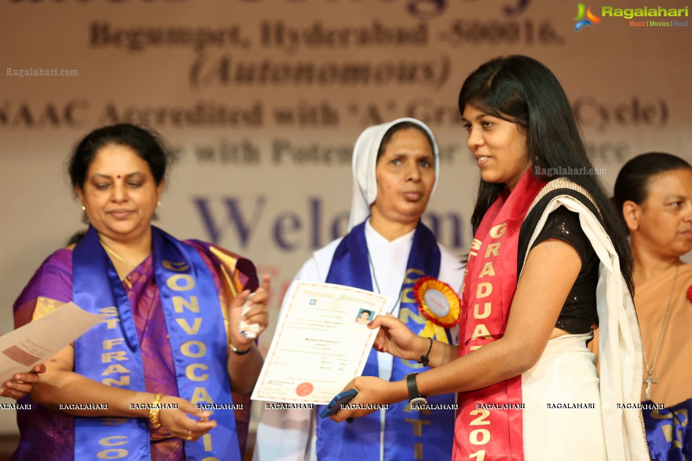 38th Convocation Ceremony of St. Francis College for Women, Hyderabad