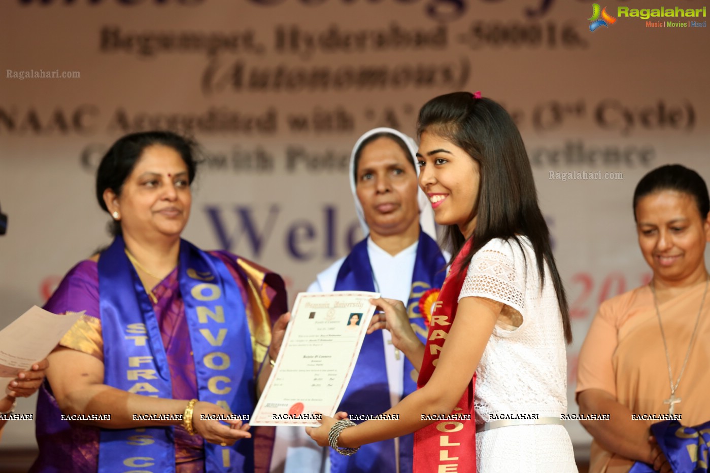 38th Convocation Ceremony of St. Francis College for Women, Hyderabad