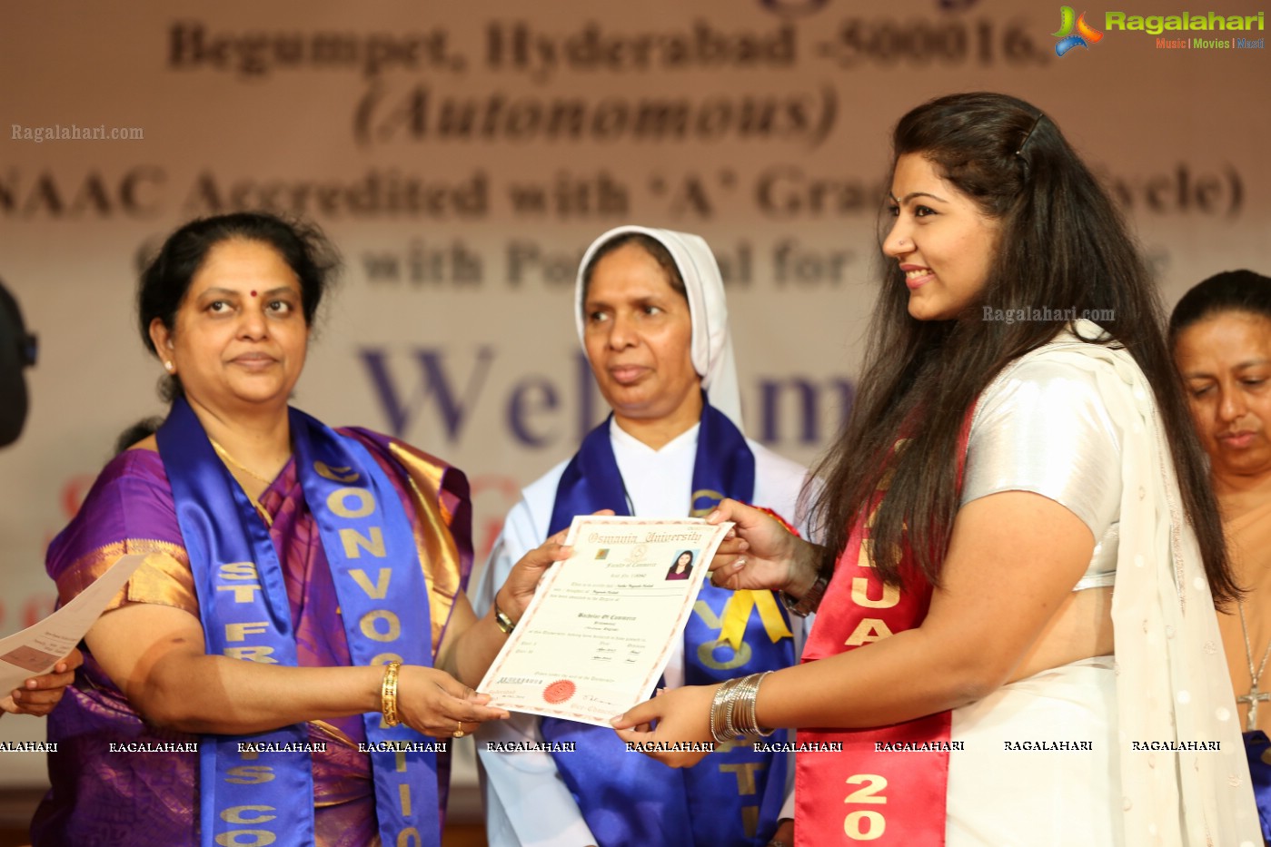 38th Convocation Ceremony of St. Francis College for Women, Hyderabad