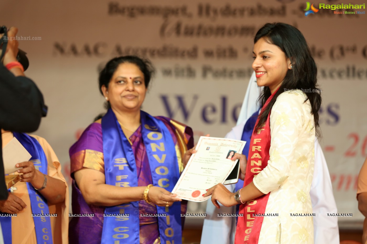 38th Convocation Ceremony of St. Francis College for Women, Hyderabad