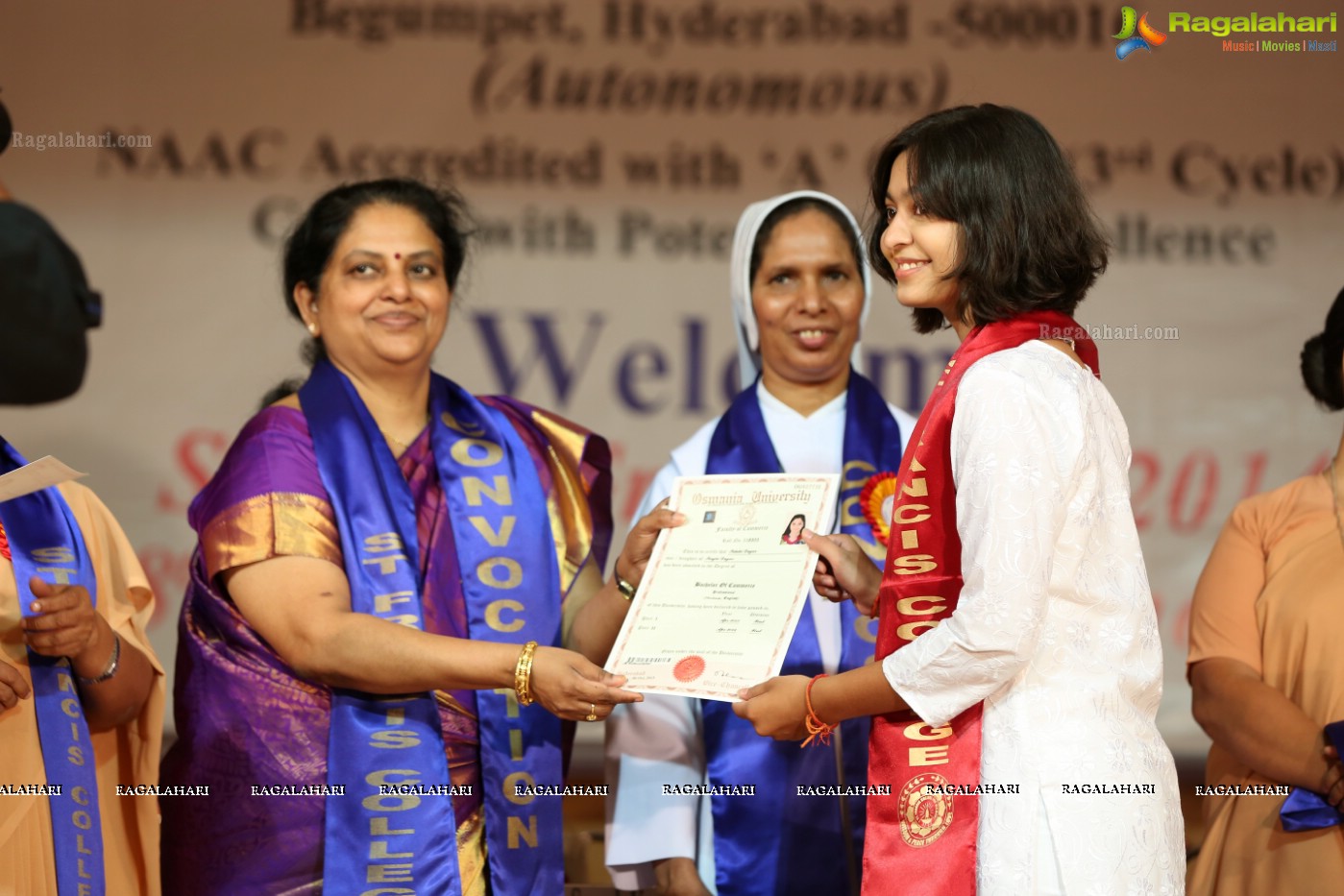 38th Convocation Ceremony of St. Francis College for Women, Hyderabad