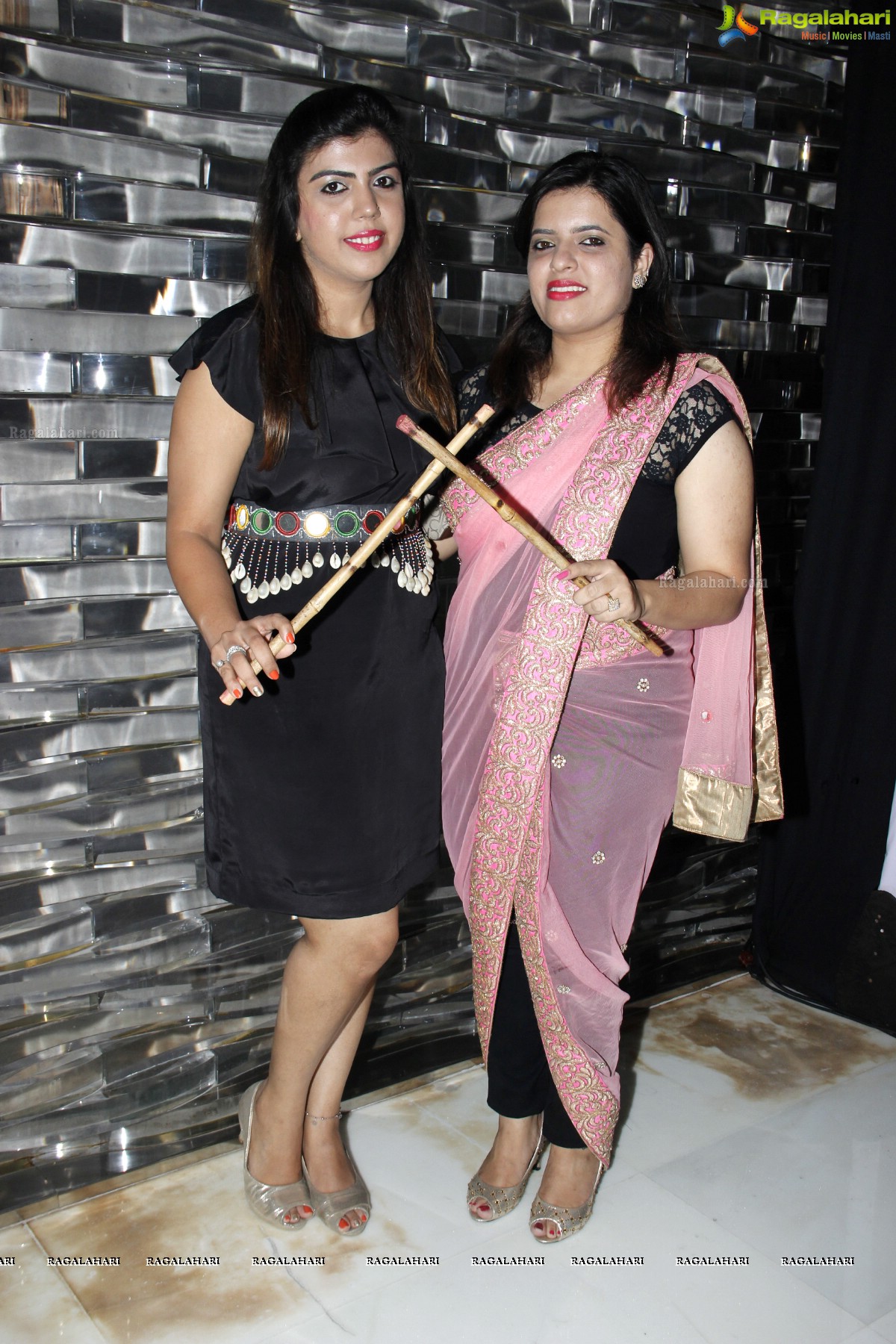 Stylish Divas Disco Dandiya 2015 at Karbon Hotel Park, Hyderabad