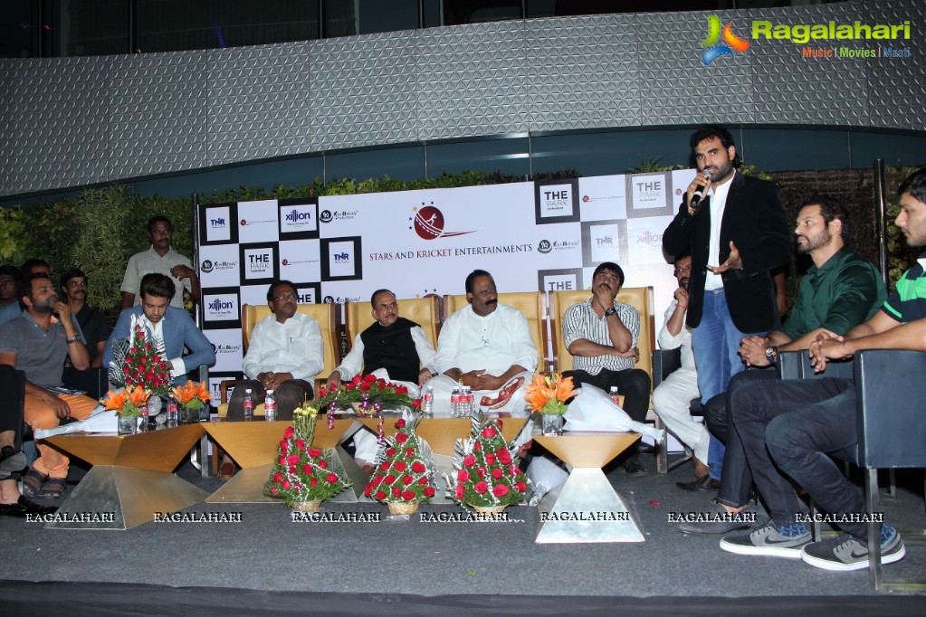 Stars and Kricket Entertainment announces launch of Hyderabad Talwars - A Celeb Cricket Team
