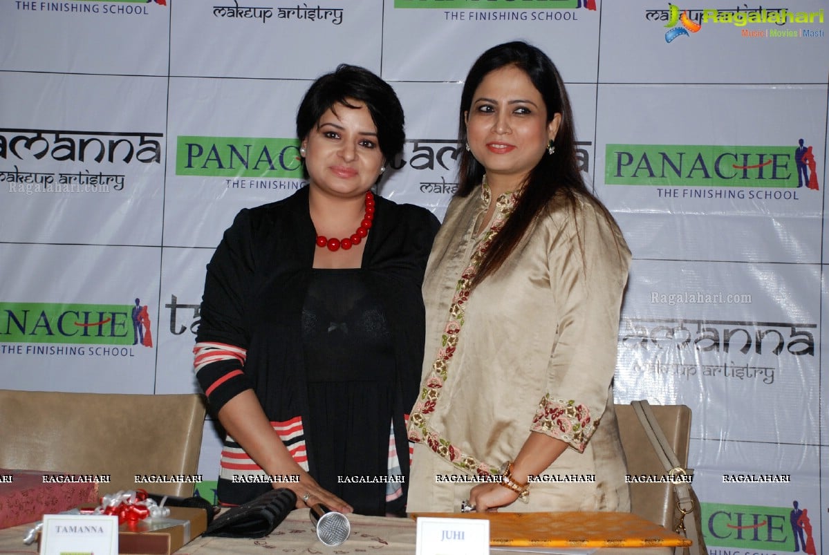 Panache Finishing School felicitates Tamanna Makeup Artist, Hyderabad