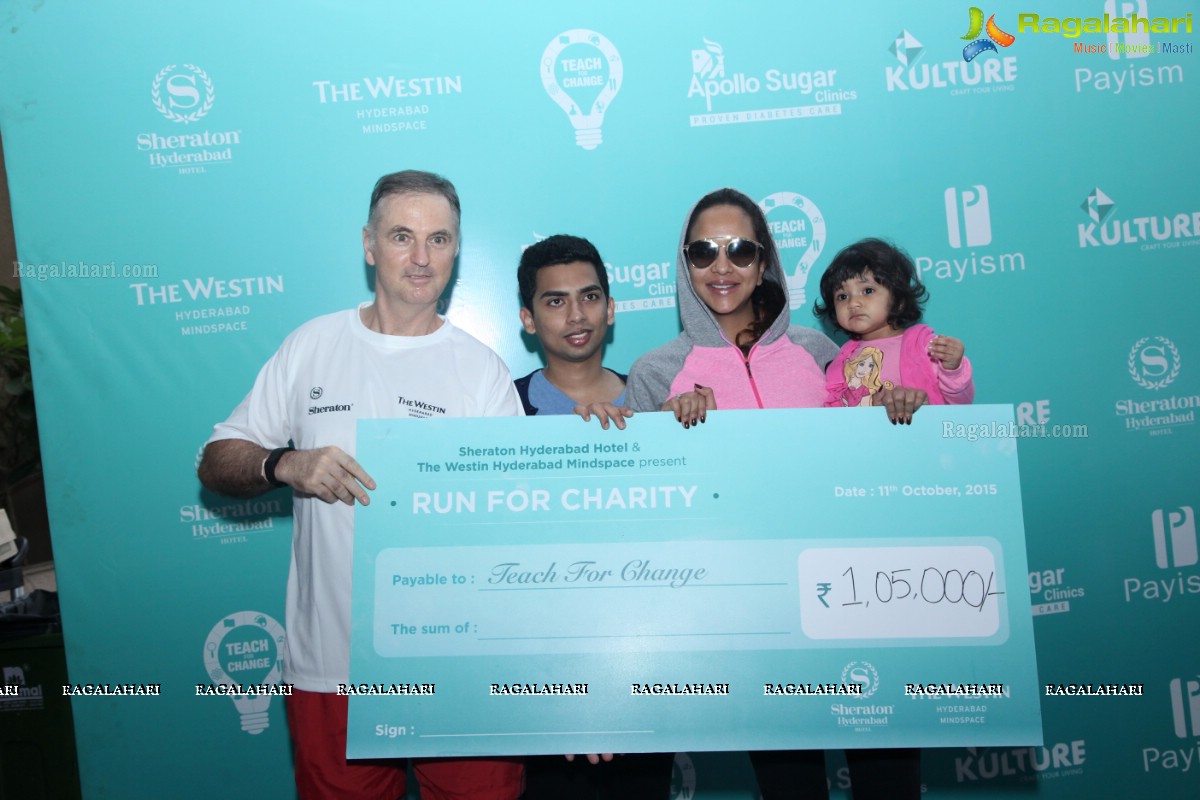 Run for Charity by Hotel Westin in Support of Teach for Change, Hyderabad