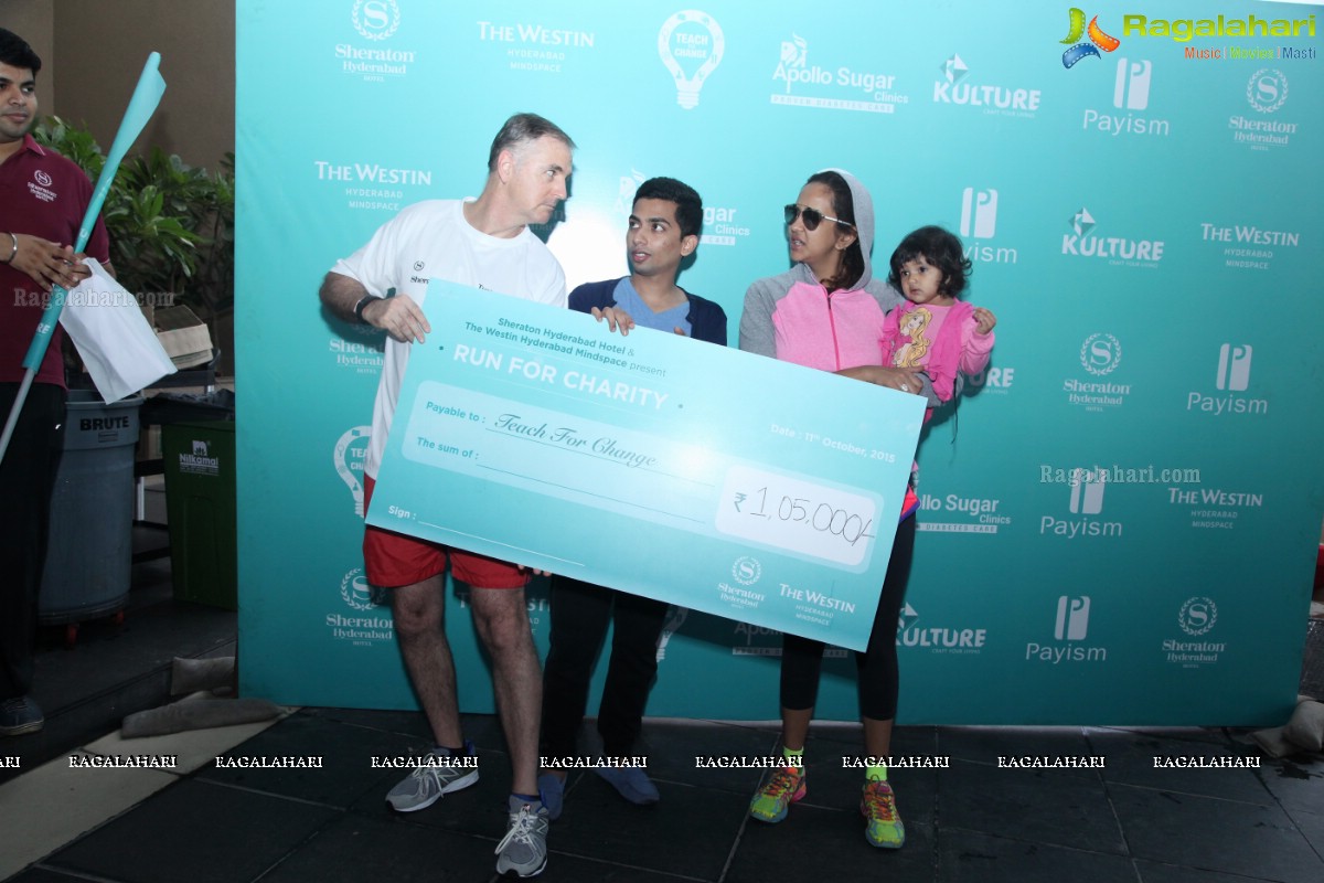 Run for Charity by Hotel Westin in Support of Teach for Change, Hyderabad