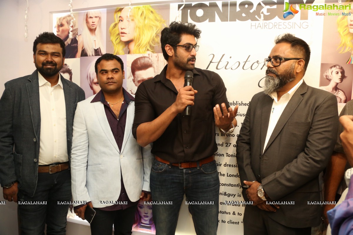 Rana Daggubati launches Toni and Guy at Gachibowli, Hyderabad