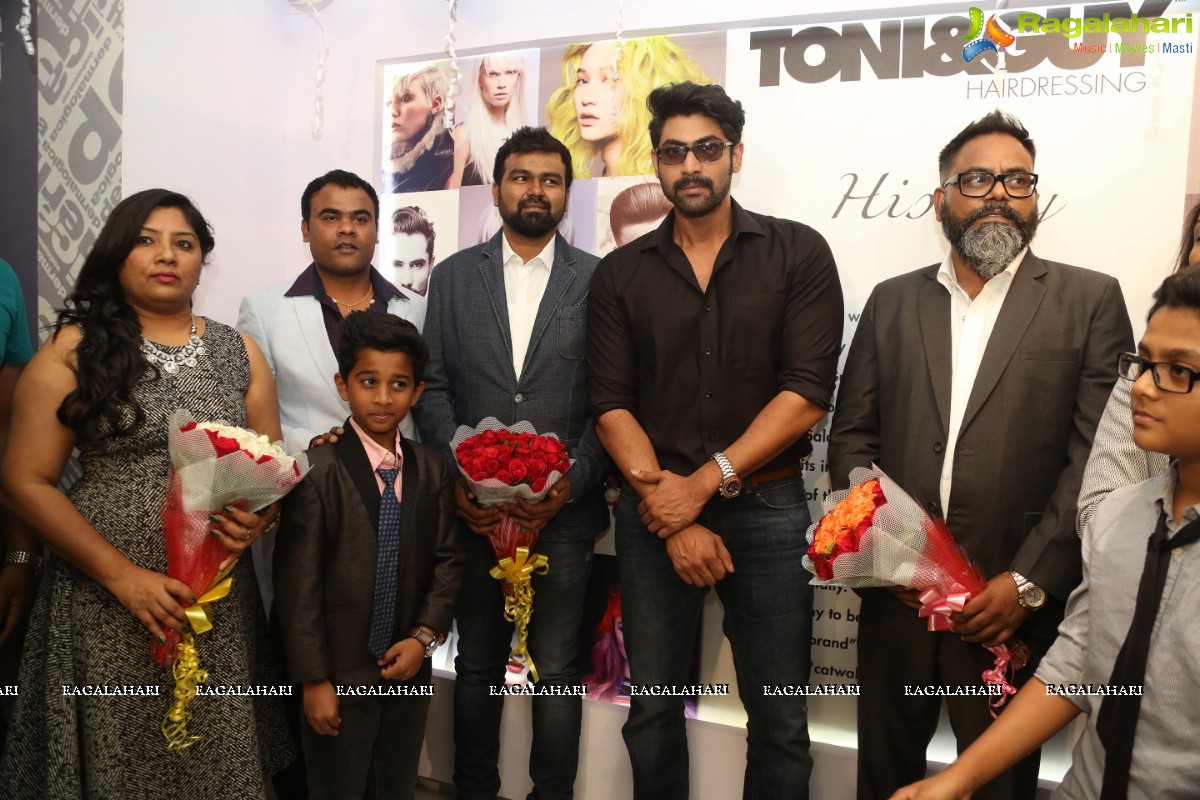 Rana Daggubati launches Toni and Guy at Gachibowli, Hyderabad