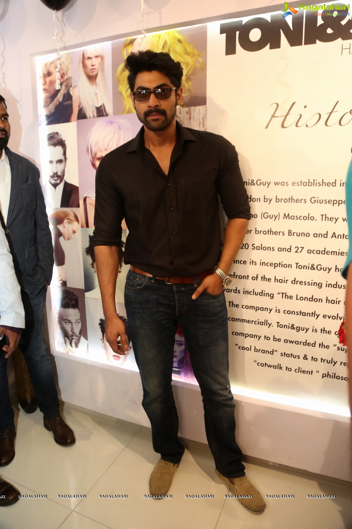 Rana Daggubati launches Toni and Guy at Gachibowli, Hyderabad