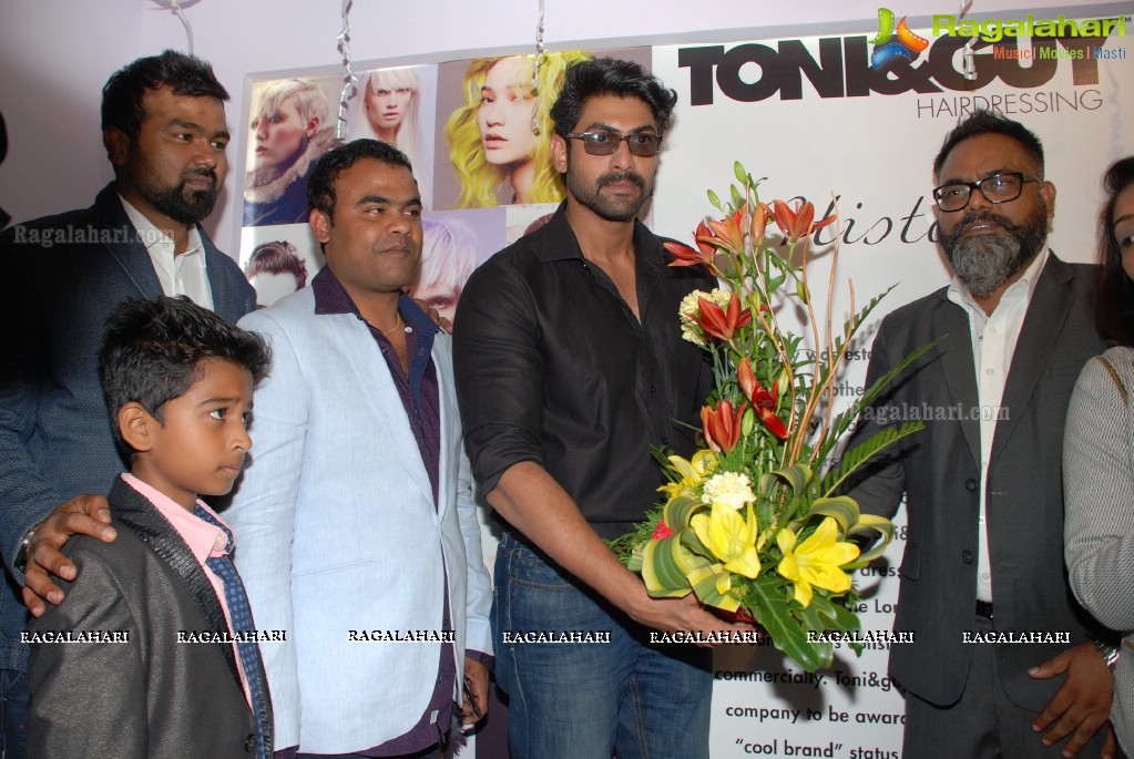 Rana Daggubati launches Toni and Guy at Gachibowli, Hyderabad