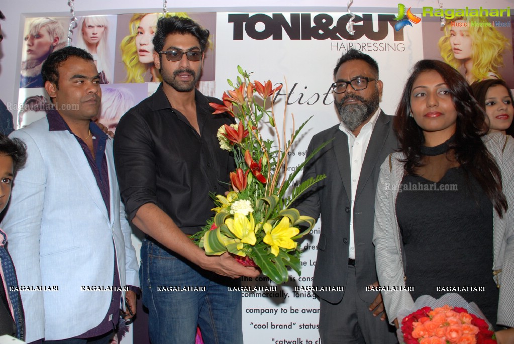 Rana Daggubati launches Toni and Guy at Gachibowli, Hyderabad