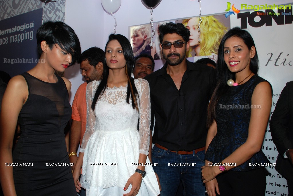 Rana Daggubati launches Toni and Guy at Gachibowli, Hyderabad