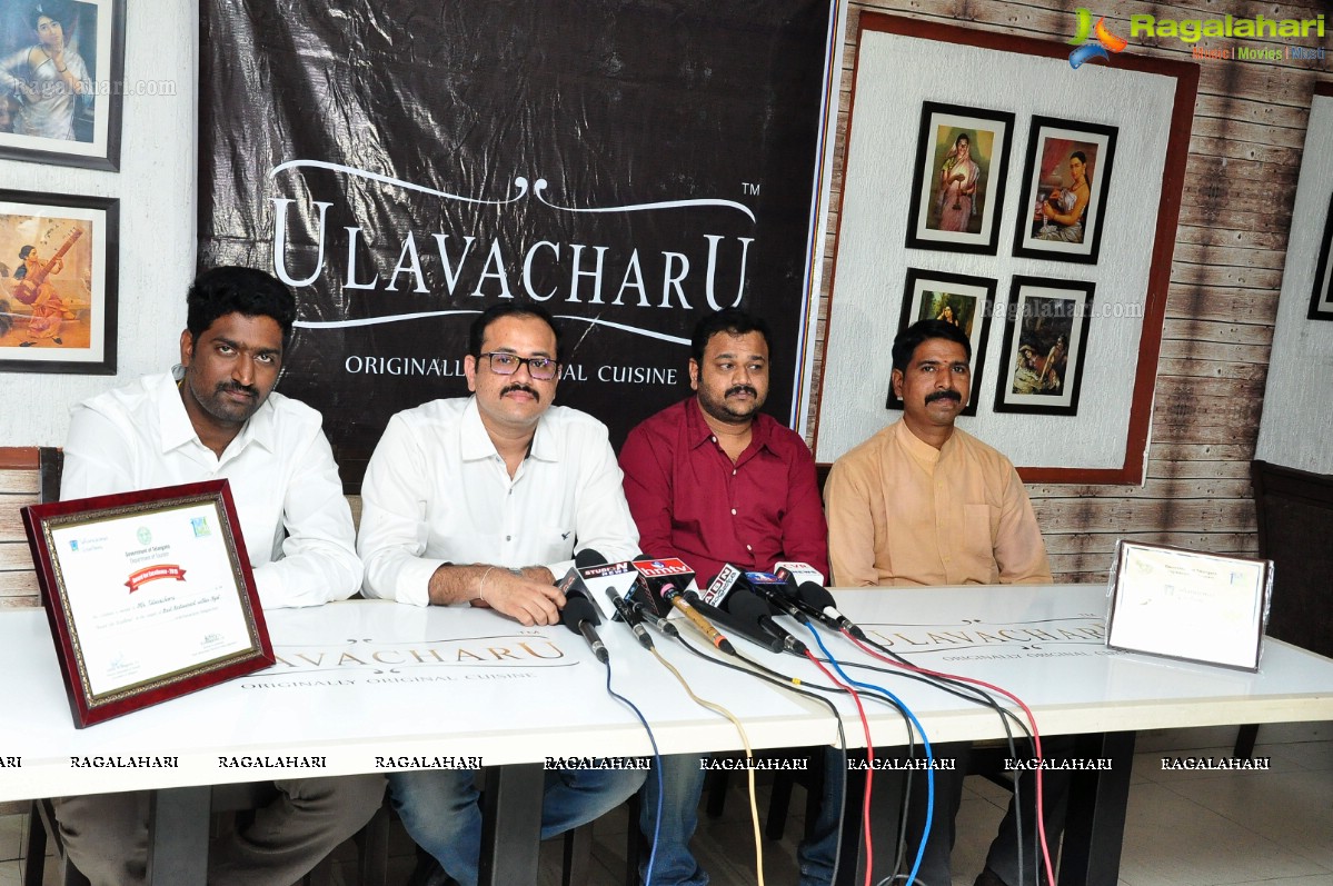 Ulavacharu gets Award for Excellence 2015, Hyderabad