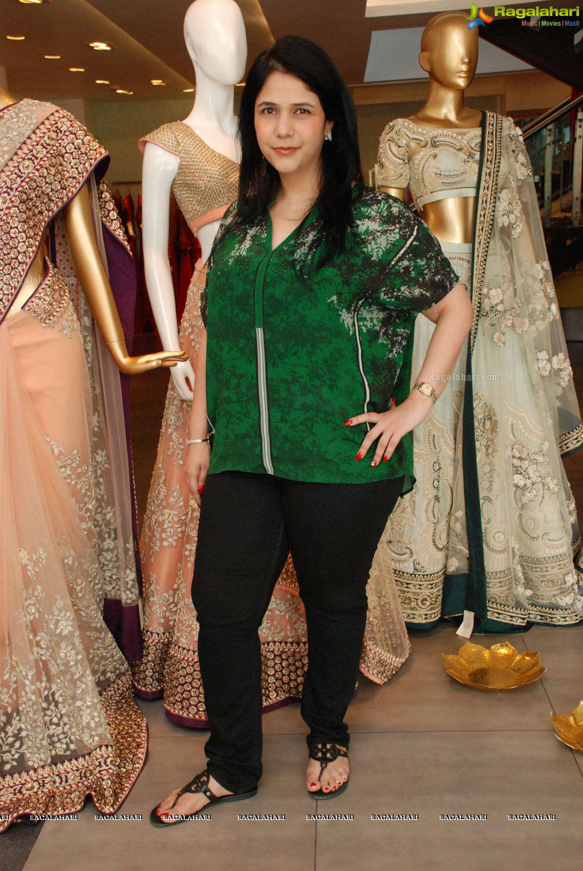 Vineet Bahl Collection Display at Anahita, Hyderabad