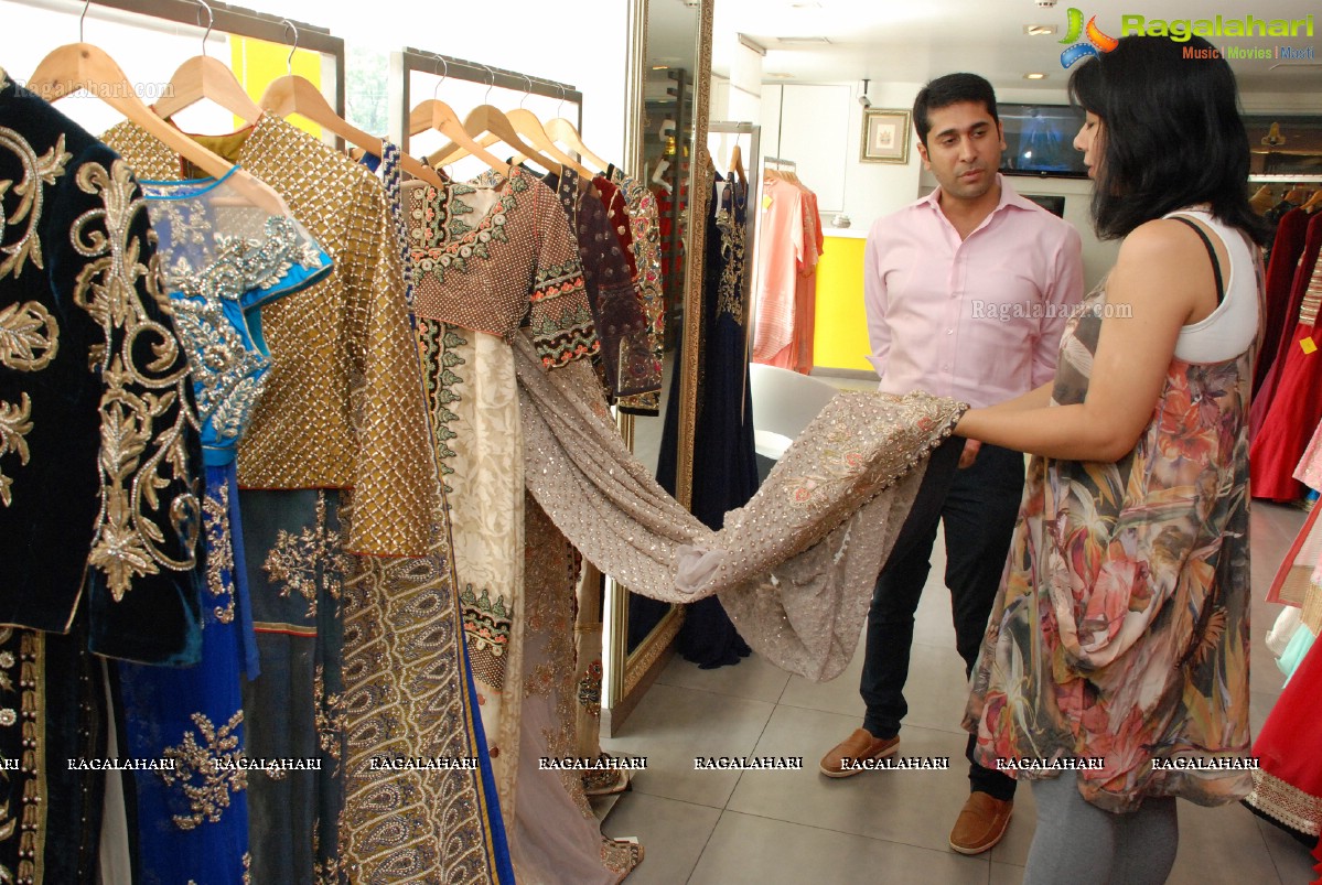 Vineet Bahl Collection Display at Anahita, Hyderabad