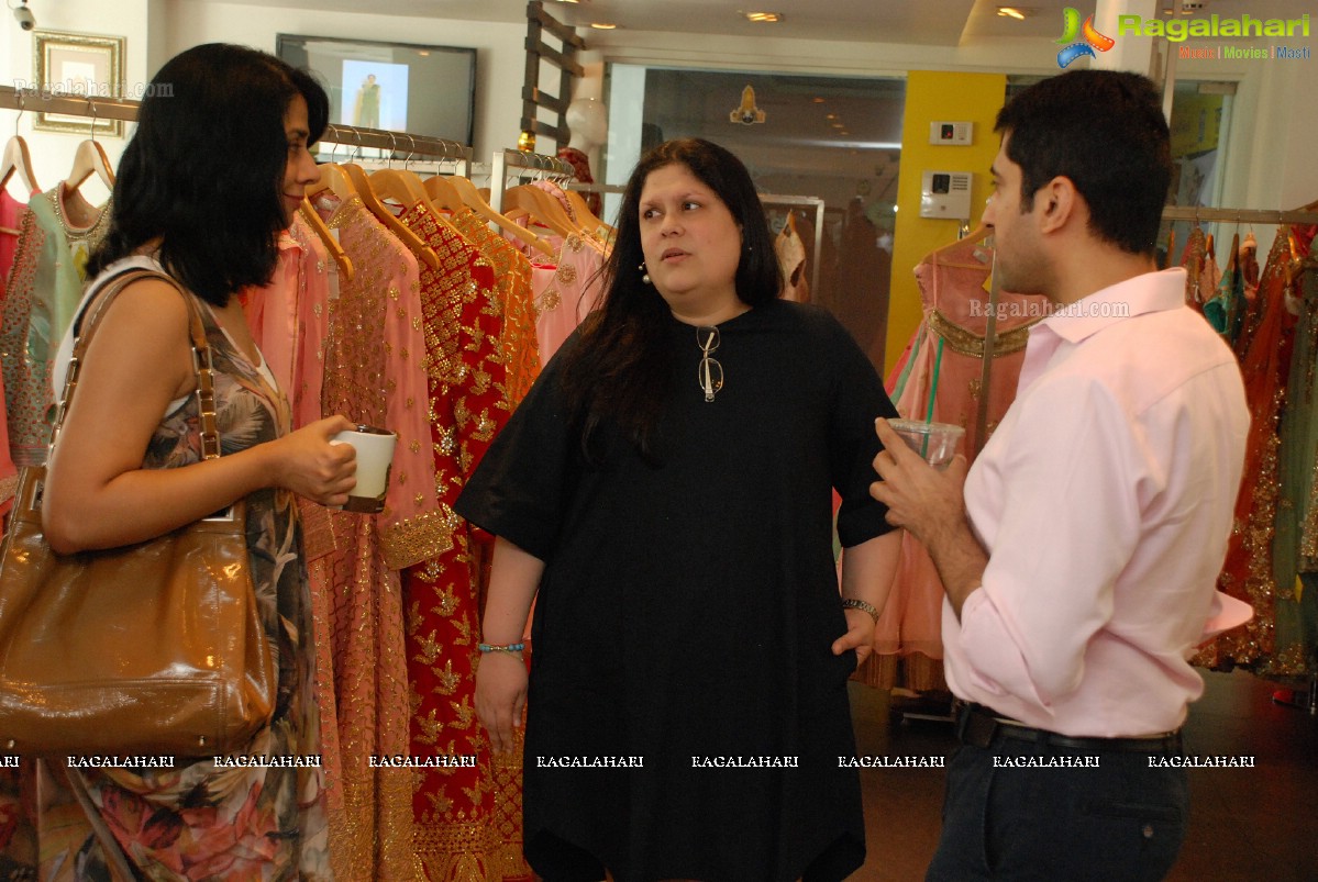 Vineet Bahl Collection Display at Anahita, Hyderabad