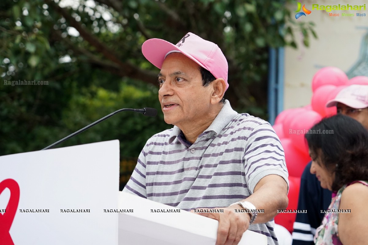 Walk The Talk - Pink Ribbon Walk 2015 at KBR Park, Hyderabad