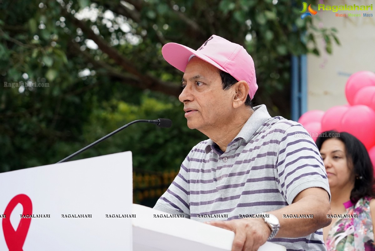 Walk The Talk - Pink Ribbon Walk 2015 at KBR Park, Hyderabad