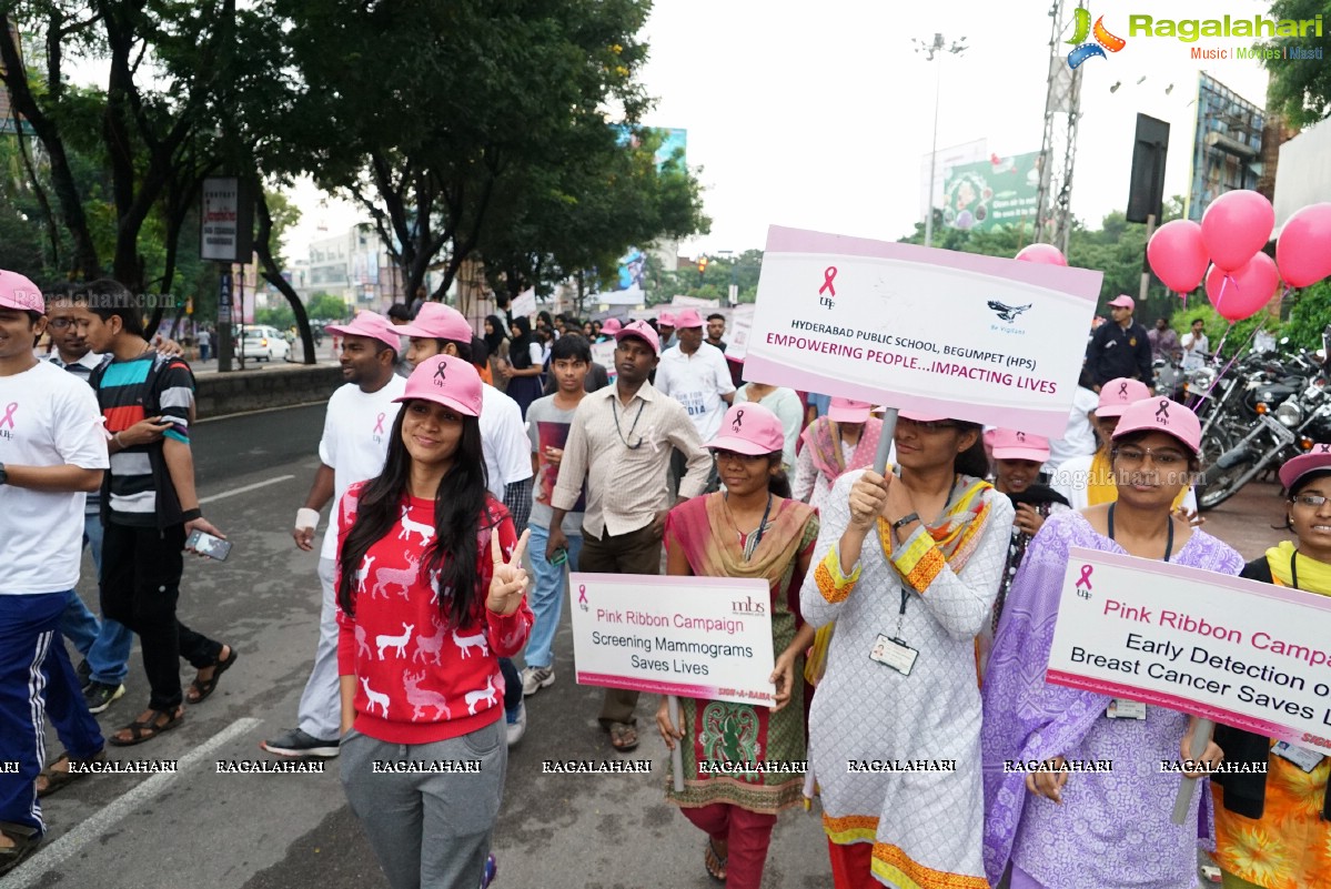 Walk The Talk - Pink Ribbon Walk 2015 at KBR Park, Hyderabad