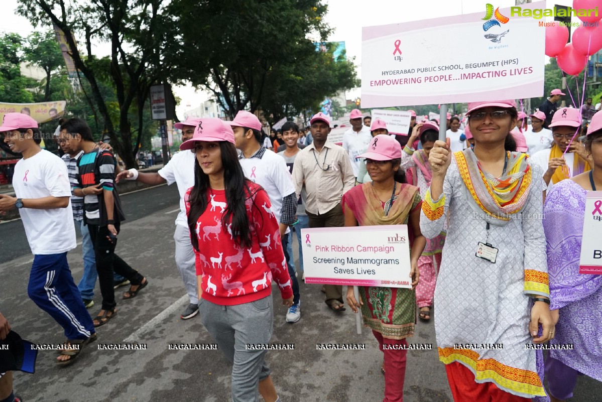 Walk The Talk - Pink Ribbon Walk 2015 at KBR Park, Hyderabad