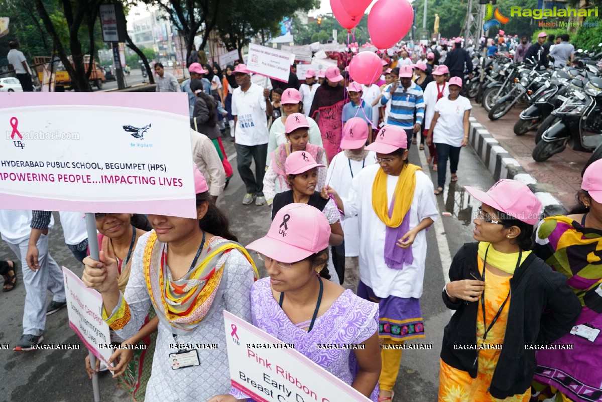 Walk The Talk - Pink Ribbon Walk 2015 at KBR Park, Hyderabad