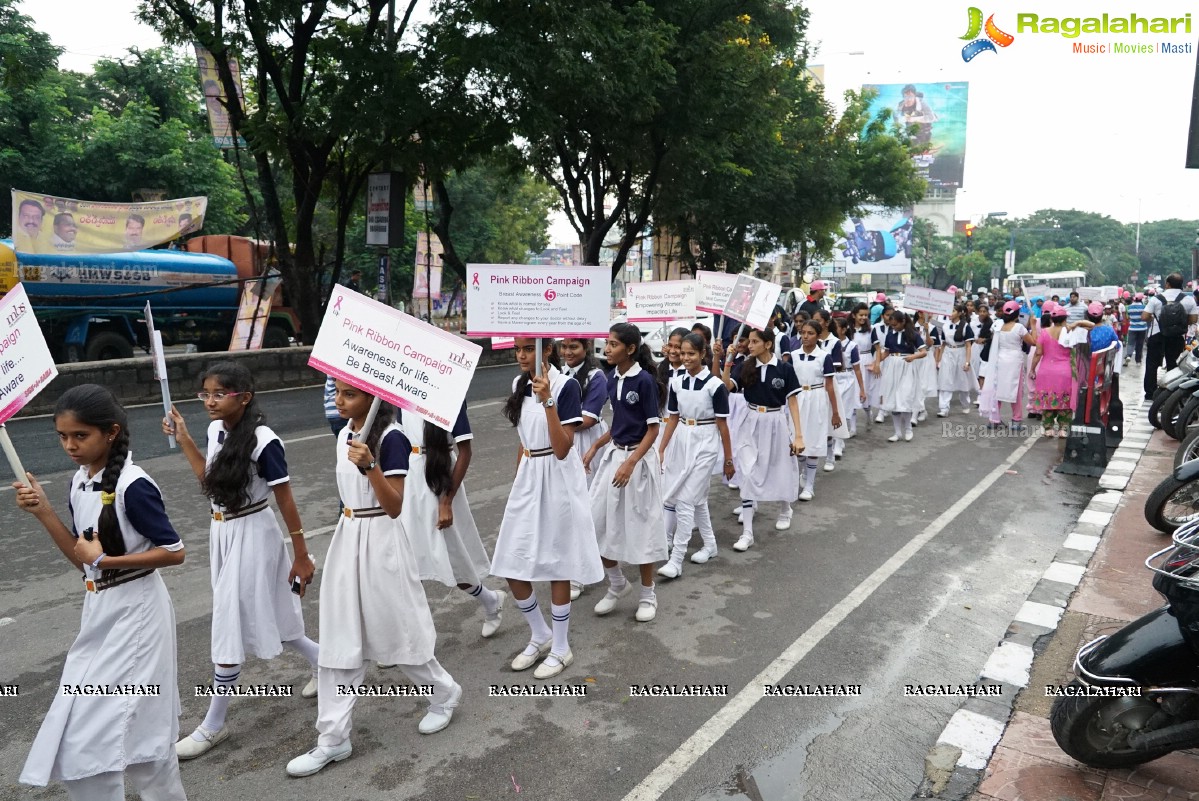 Walk The Talk - Pink Ribbon Walk 2015 at KBR Park, Hyderabad