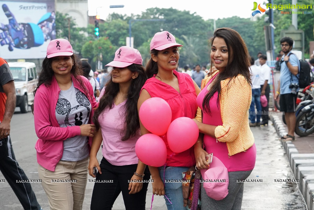 Walk The Talk - Pink Ribbon Walk 2015 at KBR Park, Hyderabad