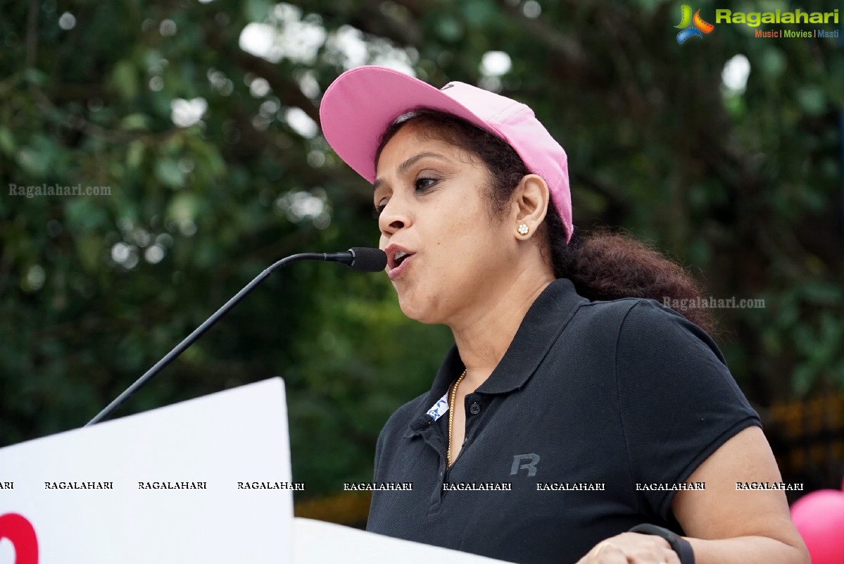 Walk The Talk - Pink Ribbon Walk 2015 at KBR Park, Hyderabad