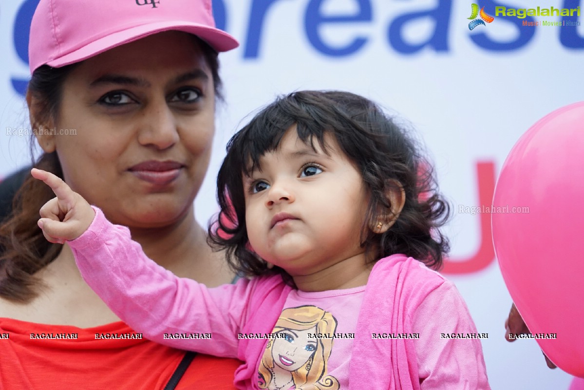 Walk The Talk - Pink Ribbon Walk 2015 at KBR Park, Hyderabad