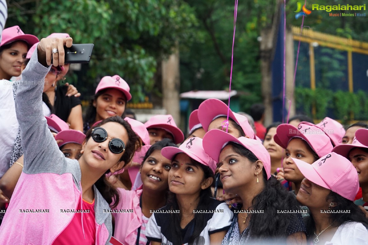 Walk The Talk - Pink Ribbon Walk 2015 at KBR Park, Hyderabad