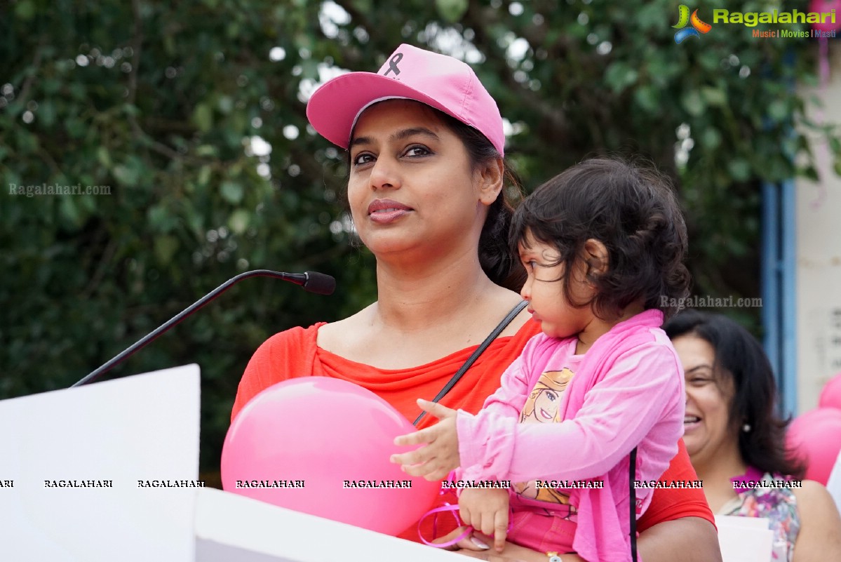 Walk The Talk - Pink Ribbon Walk 2015 at KBR Park, Hyderabad