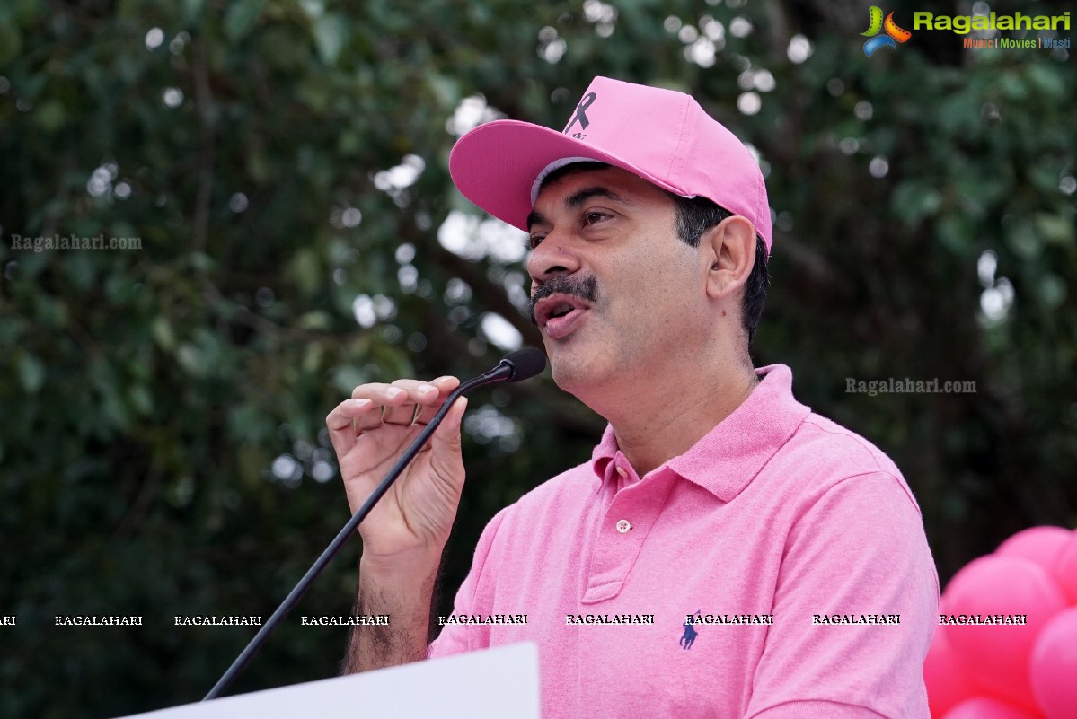 Walk The Talk - Pink Ribbon Walk 2015 at KBR Park, Hyderabad