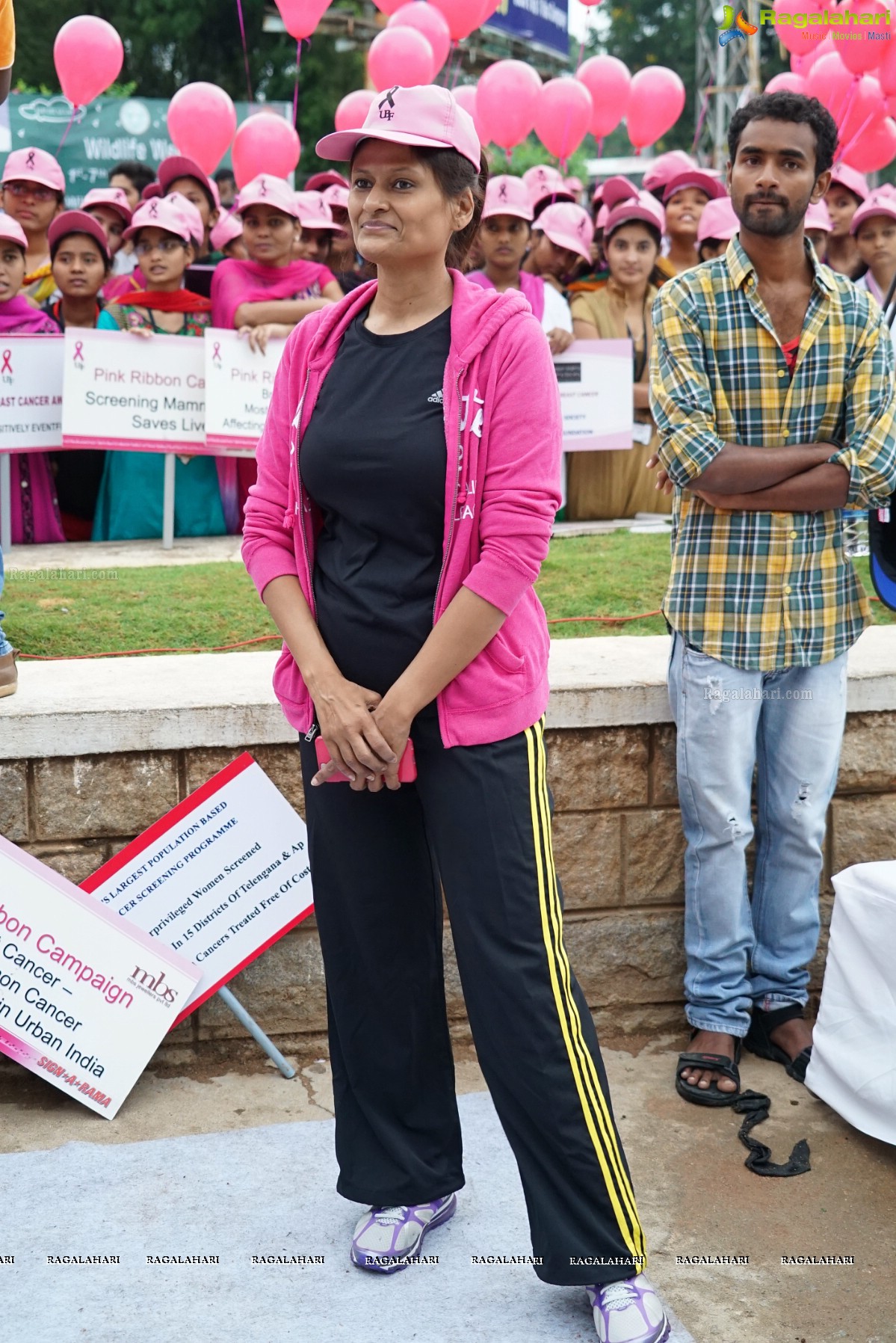 Walk The Talk - Pink Ribbon Walk 2015 at KBR Park, Hyderabad