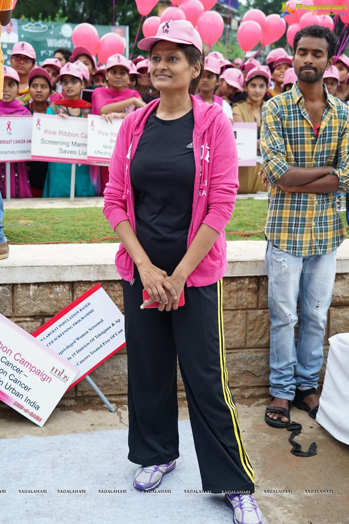 Walk The Talk - Pink Ribbon Walk 2015 at KBR Park, Hyderabad