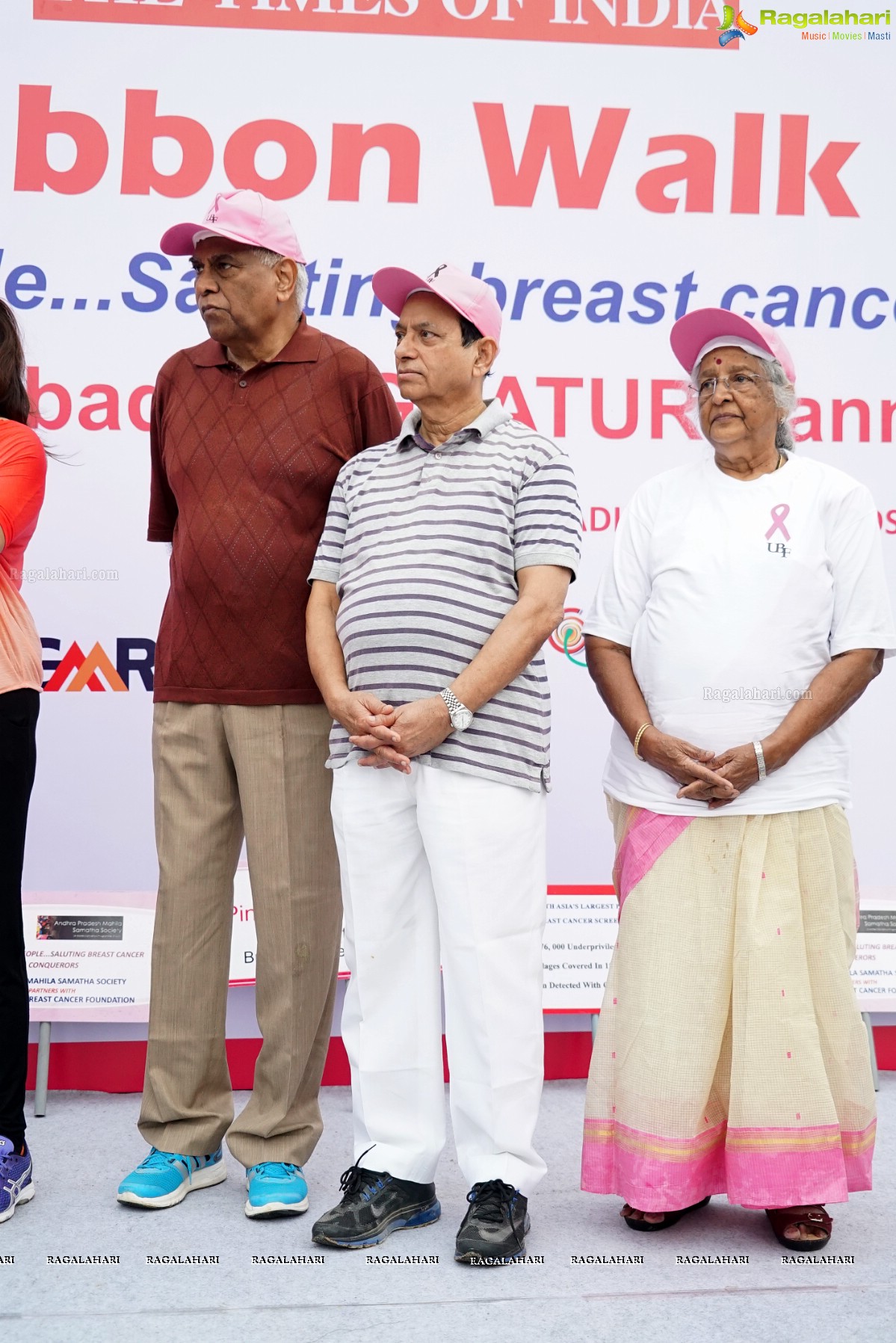 Walk The Talk - Pink Ribbon Walk 2015 at KBR Park, Hyderabad