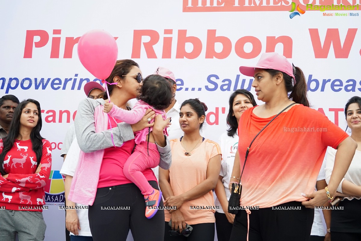 Walk The Talk - Pink Ribbon Walk 2015 at KBR Park, Hyderabad