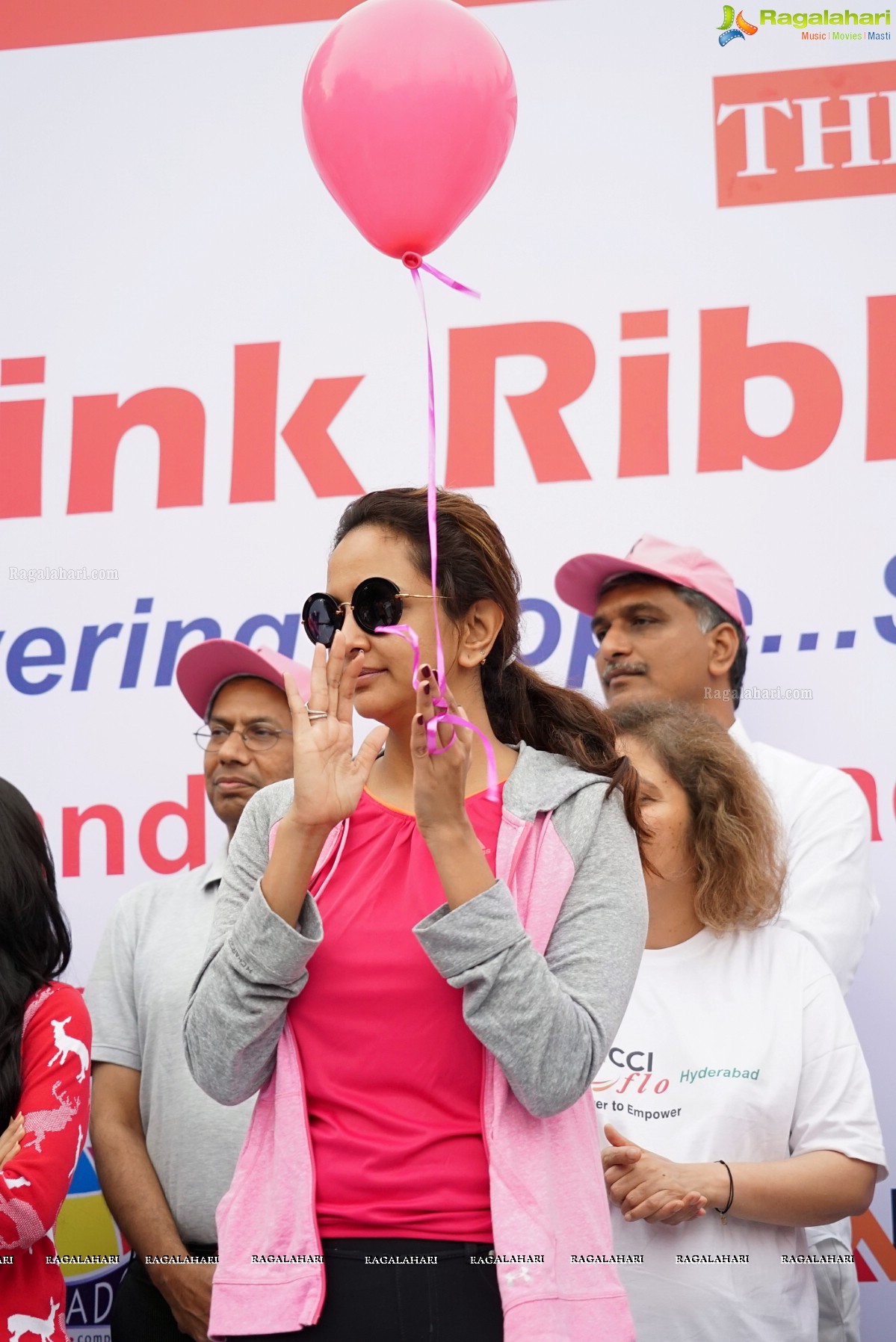 Walk The Talk - Pink Ribbon Walk 2015 at KBR Park, Hyderabad