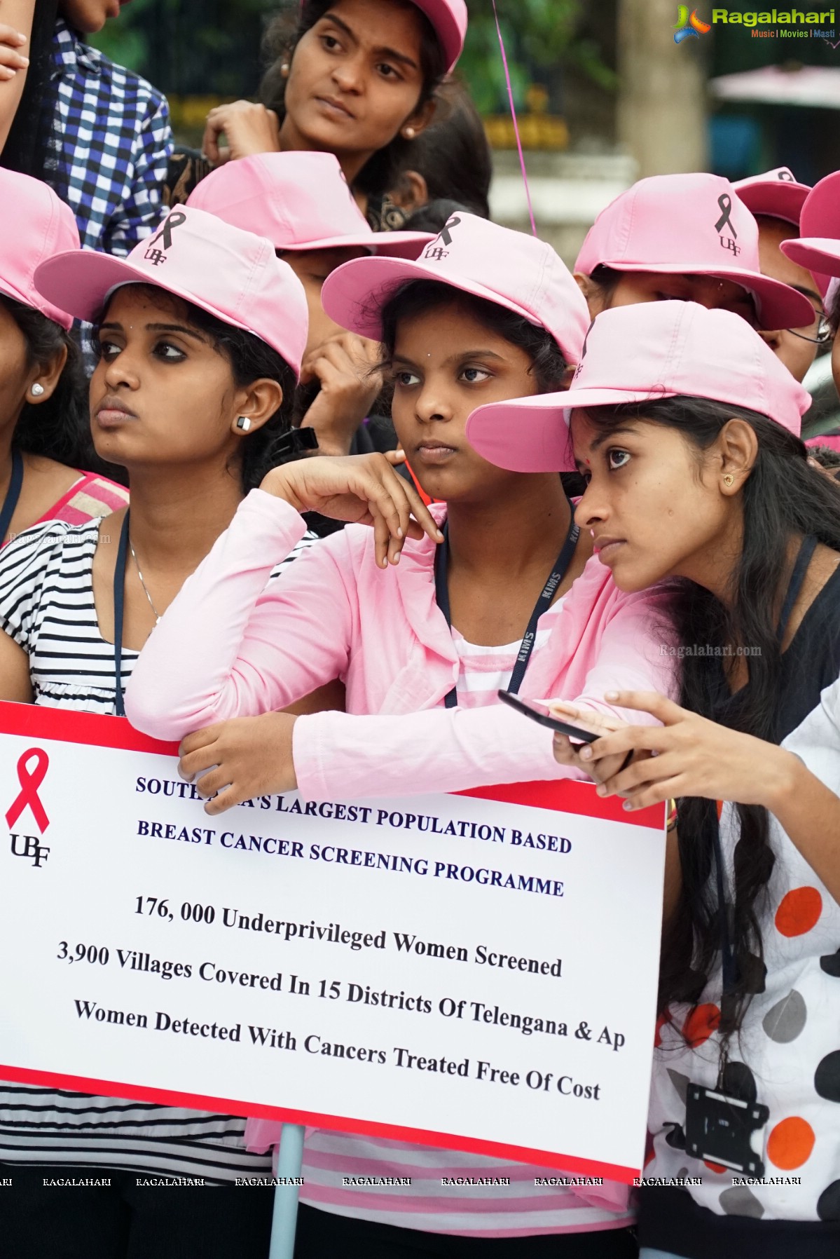 Walk The Talk - Pink Ribbon Walk 2015 at KBR Park, Hyderabad