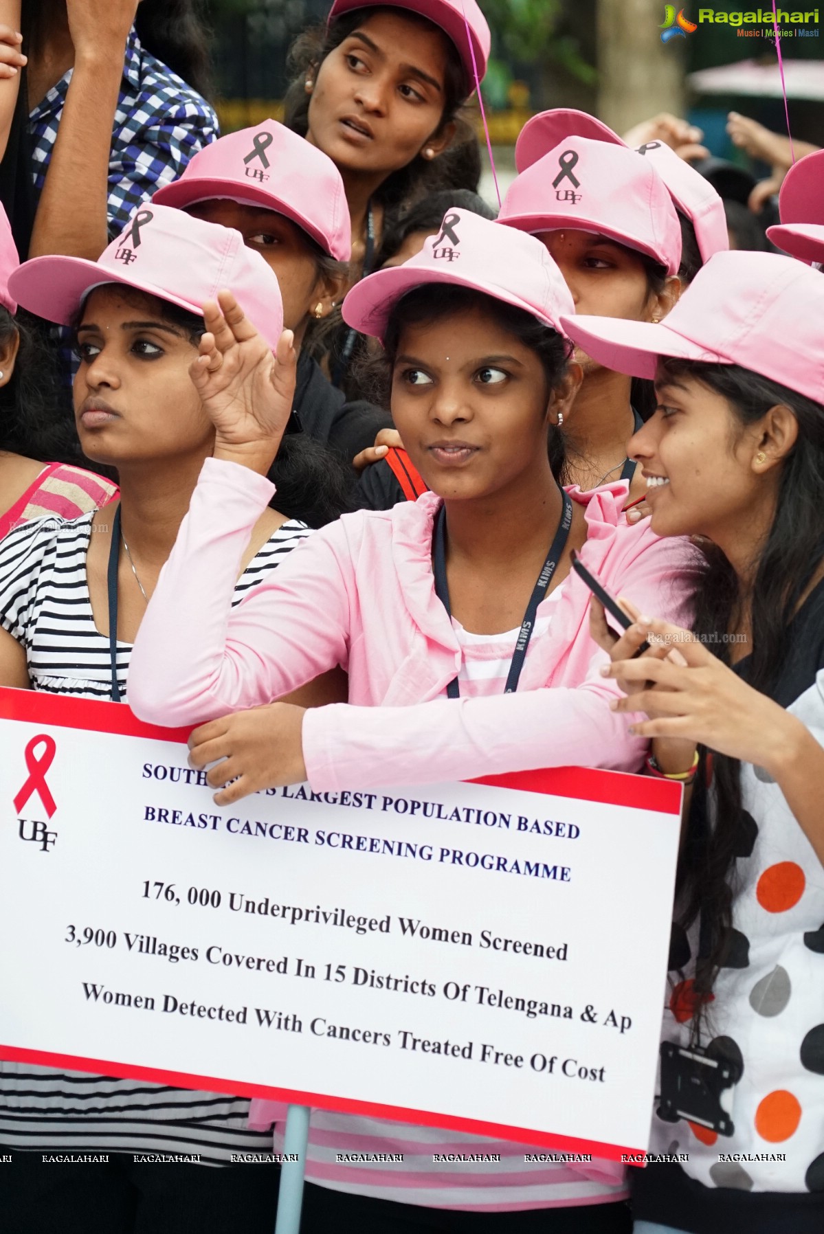 Walk The Talk - Pink Ribbon Walk 2015 at KBR Park, Hyderabad