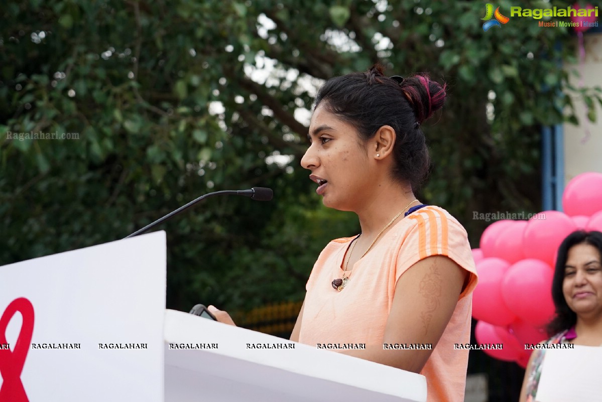 Walk The Talk - Pink Ribbon Walk 2015 at KBR Park, Hyderabad